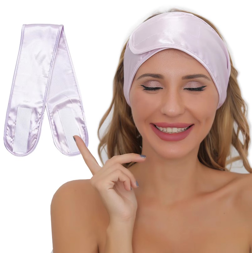 Home Textiles Face Towel - 여성용 실키한 새틴 소재의 조절 가능한