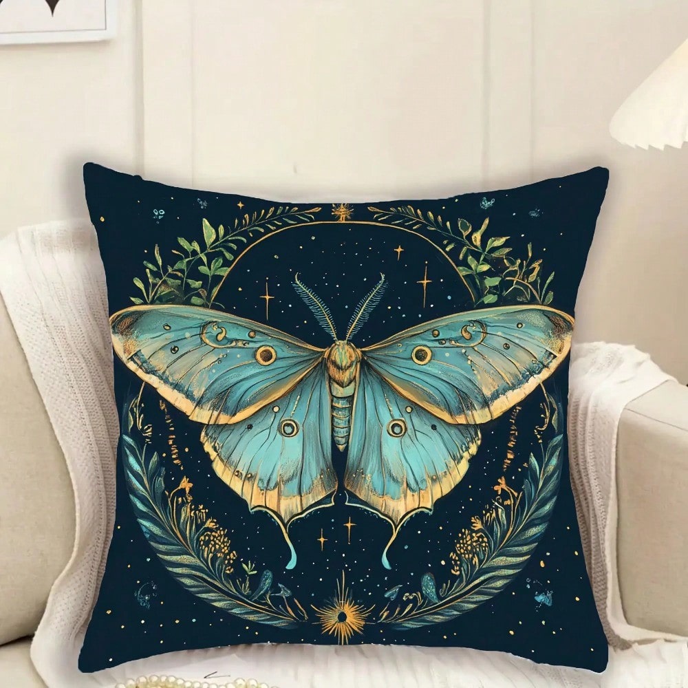 18x18인치 보헤미안 나방 & 초승달 베개 커버 1개 - Pillow Insert 18X18 리뷰 및 가격