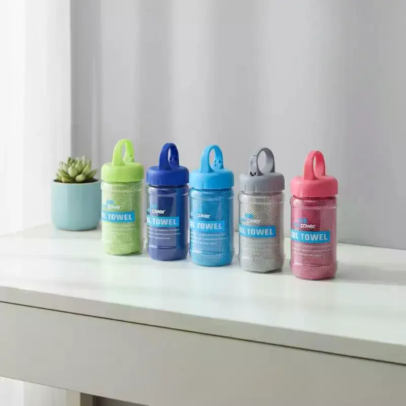 빠르게 건조되는 쿨링 타월, 휴대용 물병 포함, 재사용 - Home Textiles Face Towel 리뷰 및 가격
